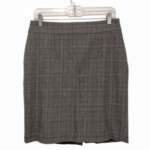 Banana Republic - Wool Plaid Petite Suit Skirt